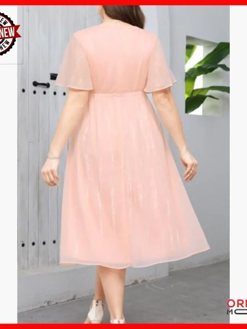 Plus Size Formal Cocktail Dress High Low Pleated Wrap V Neck